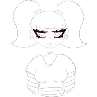 Gretchen Lineart